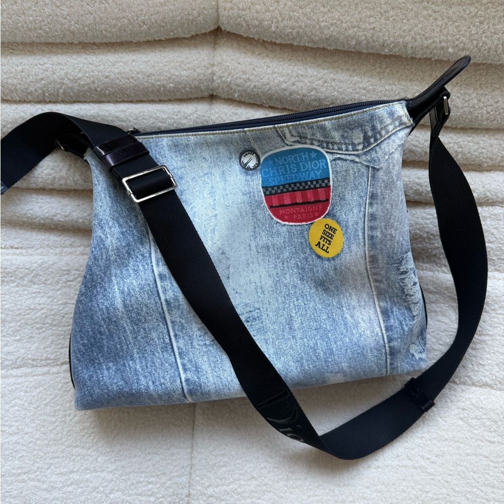 Christian Dior Denim Crossbody Bag